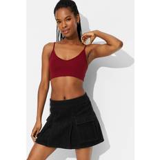 Corduroy Skirts Wild Fable Women's Corduroy Cargo Pleated Mini Skirt Black