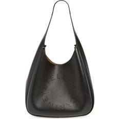 Logo Slouchy Hobo Tote Bag - Pitch Black