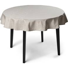 OEKO-TEX - Runda Dukar & Tygservetter Nordstrand Home Jacquardvävd Bordsduk Beige (180x180cm)