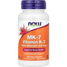 K2 vitamin mk7 Now Foods MK-7 Vitamin K2 Ekstra Stærk 300 mcg 120 stk