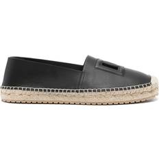 Logo Embossed Leather - Black