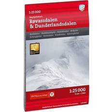 Calazo förlag Høyfjellskart Røvassdalen & Dunderlandsdalen 1:25.000 NoColour, OneSize