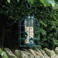 Green Garden Decorations Samuel Alexander Market 2pk Wild Bird Seed Feeder Cage with Squirrel Proof Guard