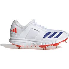 Adidas Junior Howzat Spike 20 - Cloud White/Lucid Blue/Solar Red