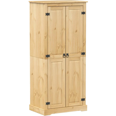 vidaXL Corona Natural Garderob 76x170cm