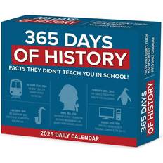 FSC (The Forest Stewardship Council) Calendar & Notepads Willow Creek Press 365 Days of History 2025 Desk Calendar