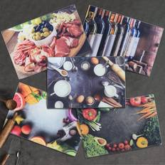 Glass Chopping Boards Lesser & Pavey tempered glass serving tabletop non-slip Chopping Board