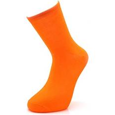 Underwear The Glowhouse Men's Neon Teddy Boy Socks Rock N Roll 60s 70s 80s Fancy Dress Socks Orange