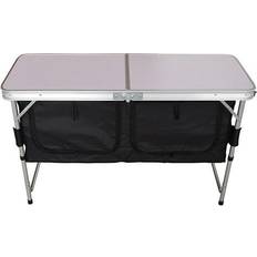 Charles Bentley Camping Table with Under Cupboard Storage