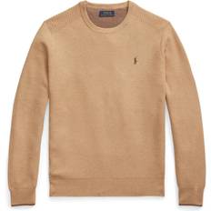 Polo Ralph Lauren Crew Neck Knit Jumper - Camel Melange