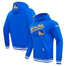 Pro Standard Men's Royal Golden State Warriors Script Tail Pullover Hoodie