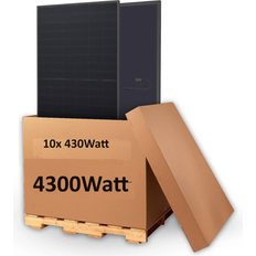 Solar Panels Solar Elite panel 430watt bi-facial full black half-cut 108 cells 22% efficiency