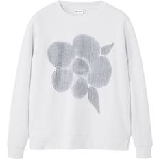 Desigual Tops Desigual Floral print sweatshirt WHITE