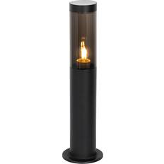 QAZQA Sort Bordlamper QAZQA Moderne Udendørs Stolpelampe Sort 45 cm IP44 - Rox Bordlampe