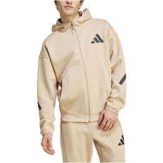 Braun - Herren Bekleidung Adidas New Z.n.e Full Zip Sweatshirt Regular Mann