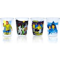 Blu Bicchierini Star Trek 2-Ounce Mini Shot Glasses Set of 4 Bicchierino