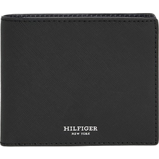 Tommy Hilfiger Leather Credit Card And Coin Wallet - Black