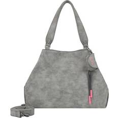 Fritzi aus Preußen Bitzi03 Shopper Tasche 43 cm warm grey