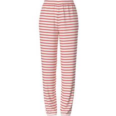 Rouge Pantalons Pieces Jogging Femme Chilli - Blanc