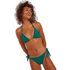 Poliamida Partes inferiores de bikini Banana Moon Braga de traje de baño para mujer Takia Crochet - Vert