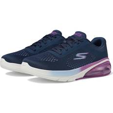 Purple - Woman Walking Shoes Skechers Go Walk Air 3.0 Bungee Shoe - Navy/Purple