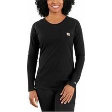 Clothing Carhartt Women's Women's Force Relaxed Fit Midweight Long-Sleeve Pocket T-Shirt Black