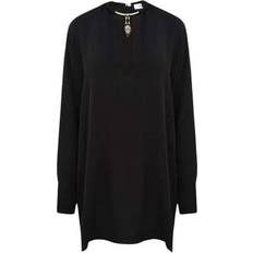 Valentino Necklaces Valentino Black Necklace Collar Silk Shirt