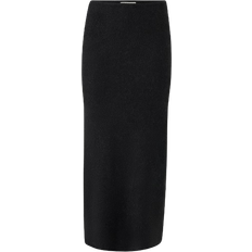 Gina Tricot Knitted Maxi Skirt - Black