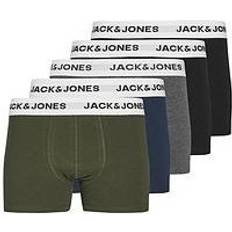 Polyester Onderbroeken Jack & Jones Basic Trunks Boxershorts Grijs/Groen/Blauw/Zwart/Wit