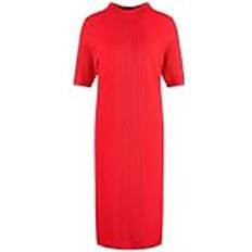 Knitted Dresses - Red Gerry Weber Damen Strickkleid mit Turtleneck Rot