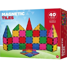 Construction Kits Smyth Toys Magnetic Tiles Building Set 40pcs