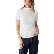 Clothing Sanctuary Less Is More Ruched Tee Chalk