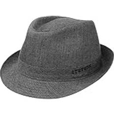 Herr Hattar Stetson Hattar Graford Trilby Linen grå Storlek: cm