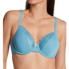 Clothing Maidenform Women's Comfort Devotion Embellished Extra Coverage Bra in Blue Plus HerRoom.com