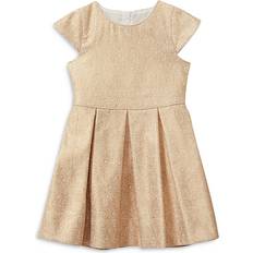 Gold Dresses Children's Clothing Reiss Kids' Nia Metallic Flared Gold