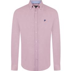 Denim Culture Skjorte 'Hugo' pink-meleret