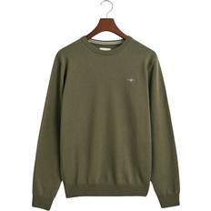 Gant Herre - Merinoull Gensere Gant Superfine Lambswool Cneck Gensere hos Magasin