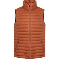 Orange Vests Weird Fish Langtree Lightweight Showerproof Padded Gilet Dark Rust