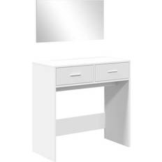 Wood Dressing Tables vidaXL 840702 White Dressing Table 39x80cm