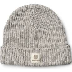 Wheat Grå Tilbehør Wheat Mimpa Beanie, Grey Melange, 3-5år/52-53