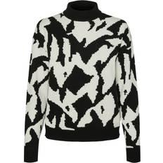 Maglione di lana - Oro Maglioni Vero Moda Pullover 'VMGOLD' schwarz weiß