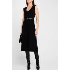 Cuir Robes Elie Tahari Belted Sweater Dress