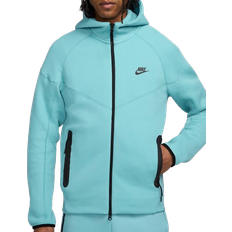 Nike sportswear tech fleece windrunner Nike Men's Sportswear Tech Fleece Windrunner Full Zip Hoodie - Denim Turquoise/Black