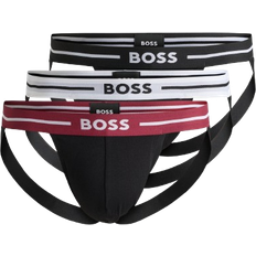 HUGO BOSS Intimo maschile HUGO BOSS Jock Strap Brief 3-pack - Black