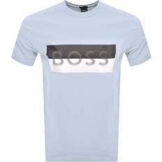 HUGO BOSS T-shirts HUGO BOSS Split Logo T-shirt - Smoke Blue