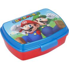 Punainen Lounasrasiat Stor Funny Sandwich Box Super Mario