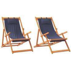 vidaXL foldbare strandstole 2