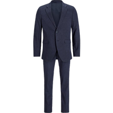 Hombre - Lino Trajes Jack & Jones Riviera Slim Fit Suit - Blue/Dark Navy