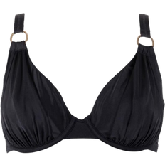 Sin relleno Bikinis Pour Moi Samoa Non Padded Underwired Bikini Top - Black