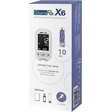 Health GlucoRx x6 lactate test strips 10